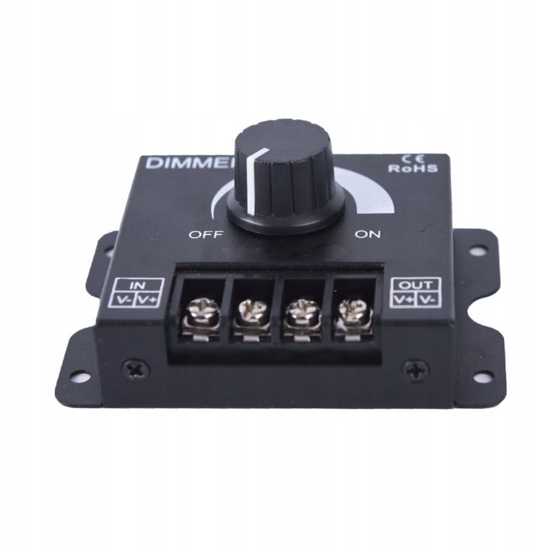 Ściemniacz do led z pokrętłem dimmer 12-24V 30A