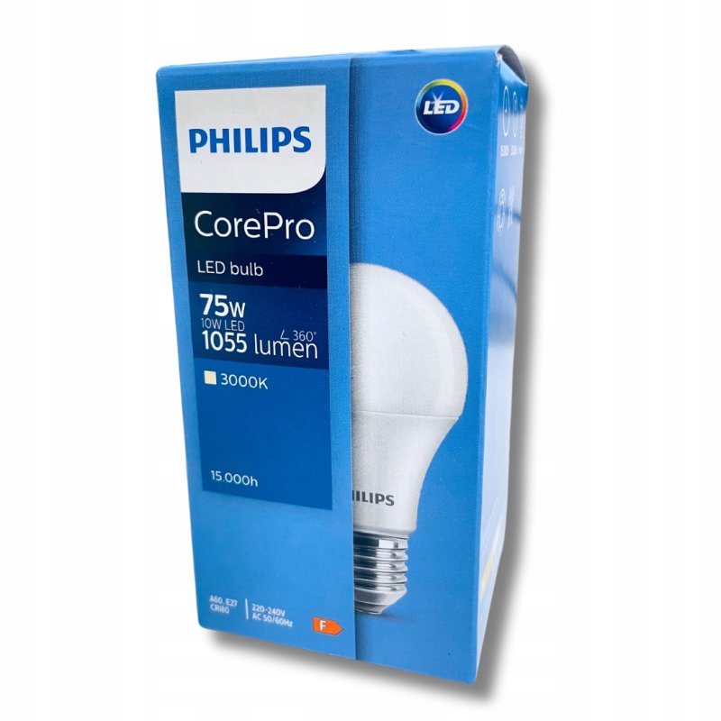 Żarówka LED E27 Philips CorePro 10W 75W 2700K Ciepła 1055lm