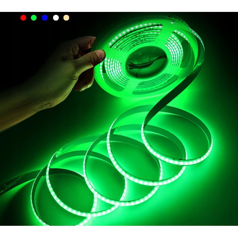 Taśma LED COB linia RGB CCT 24V 100W rolka 5m RGBW