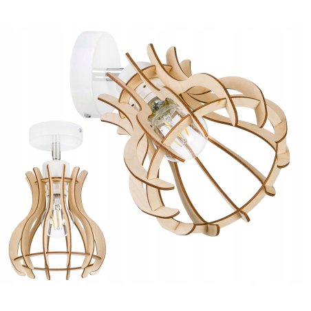 Lampa kinkiet ścienny naE27...