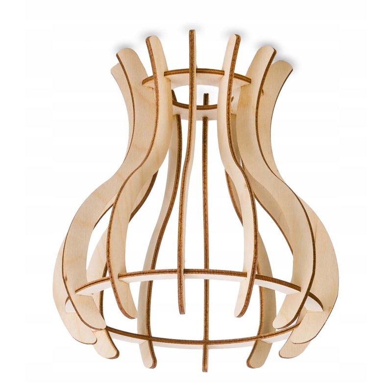 Lampa kinkiet ścienny naE27 regulowany LOFT Drewno