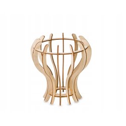 Lampa kinkiet ścienny naE27 regulowany LOFT Drewno