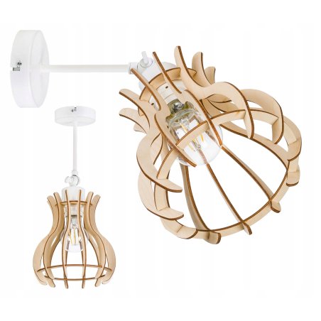 Lampa kinkiet ścienny naE27...