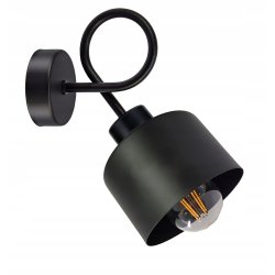 LAMPA KINKIET E27 ścienny stały loft metal KUBEK