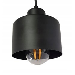 LAMPA KINKIET E27 ścienny stały loft metal KUBEK