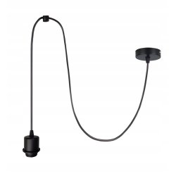 LAMPA sufitowa wisząca ZWIS Loft E27 PAJĄK Drewno