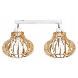 LAMPA sufit plafon żyrandol Loft Drewno ruchoma 2