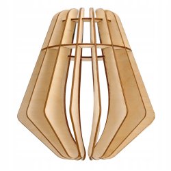 LAMPA wisząca stała żyrandol sufitowa Drewno 1 E27