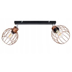 Lampa plafon ruch sufit żyrandol loft drut kula 2