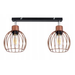 Lampa plafon ruch sufit żyrandol loft drut kula 2