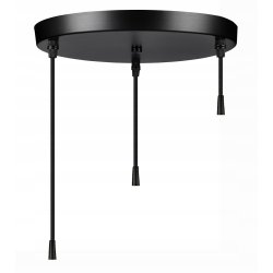 Lampa wisząca zwis żyrandol sufit loft kula miedź
