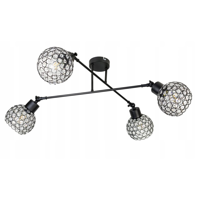 LAMPA sufitowa żyrandol regulowany LOFT ruch 4 E27