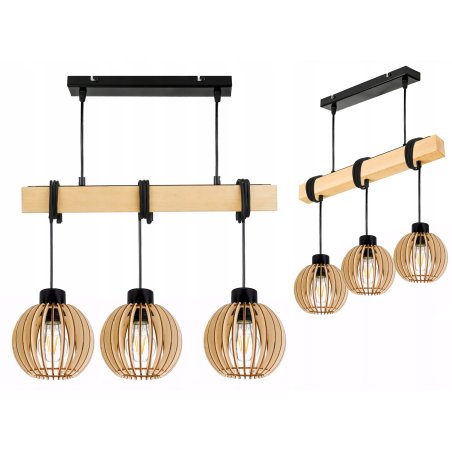 LAMPA drewniana belka...