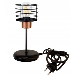 Lampka nocna Lampa stołowa loft na led E27 Drut