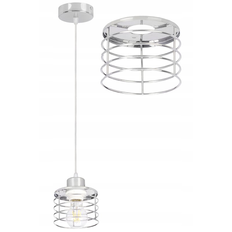 LAMPA wisząca sufitowa zwis Loft żyrandol drut E27