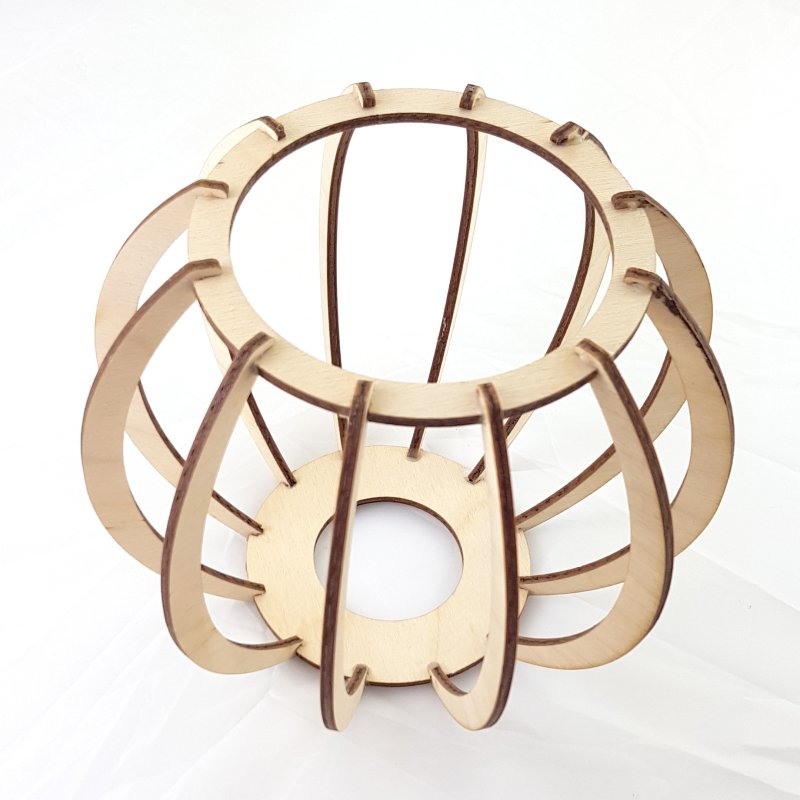 Lampka nocna Lampa stołowa loft na led E27 Drewno