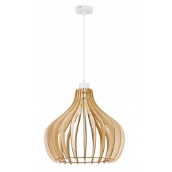 LAMPA WISZĄCA ZWIS żyrandol sufiowa LOFT Drewno 1