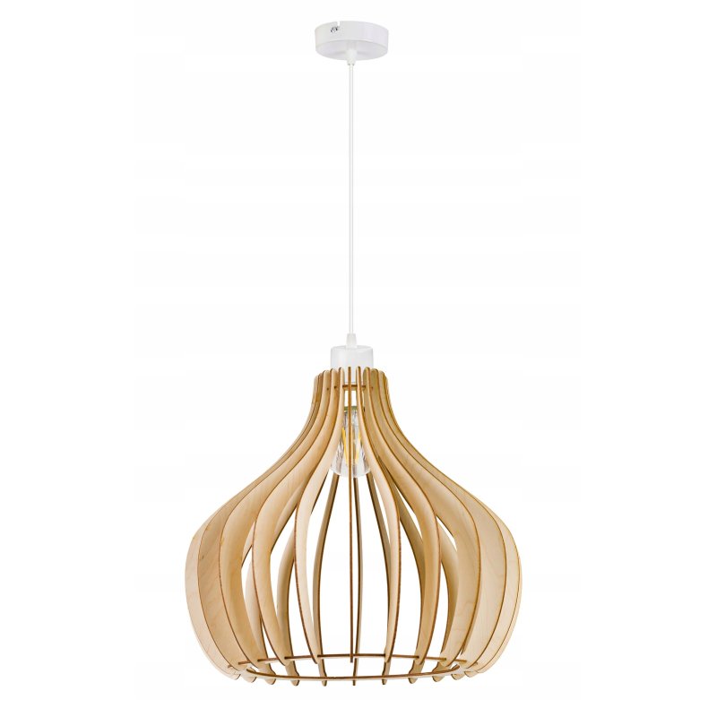 LAMPA WISZĄCA ZWIS żyrandol sufiowa LOFT Drewno 1