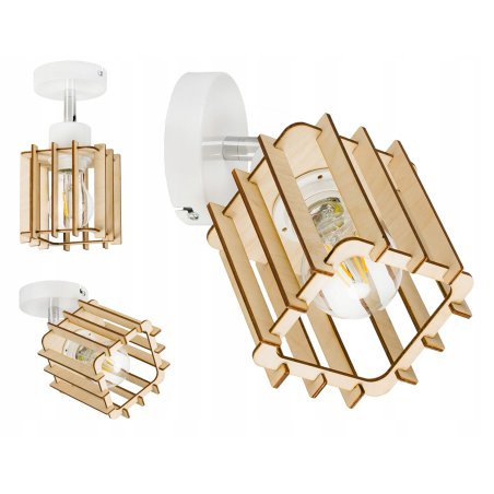 LAMPA KINKIET E27 ścienny...