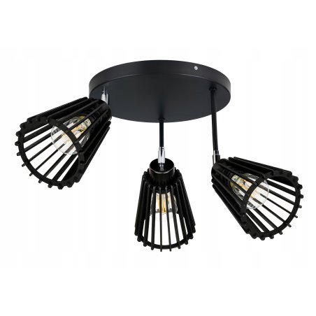 Lampa czarna sufitowa...