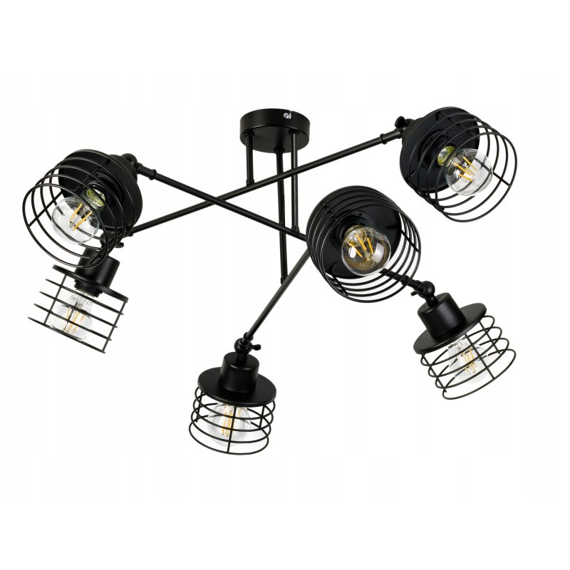 LAMPA sufitowa żyrandol regulowany LOFT METAL 6