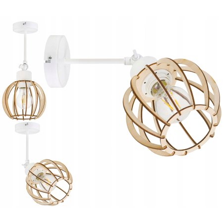 LAMPA KINKIET E27 ścienny...