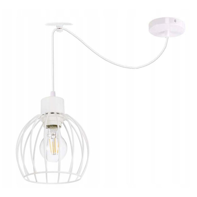 LAMPA sufitowa wisząca ZWIS Loft E27 PAJĄK kula