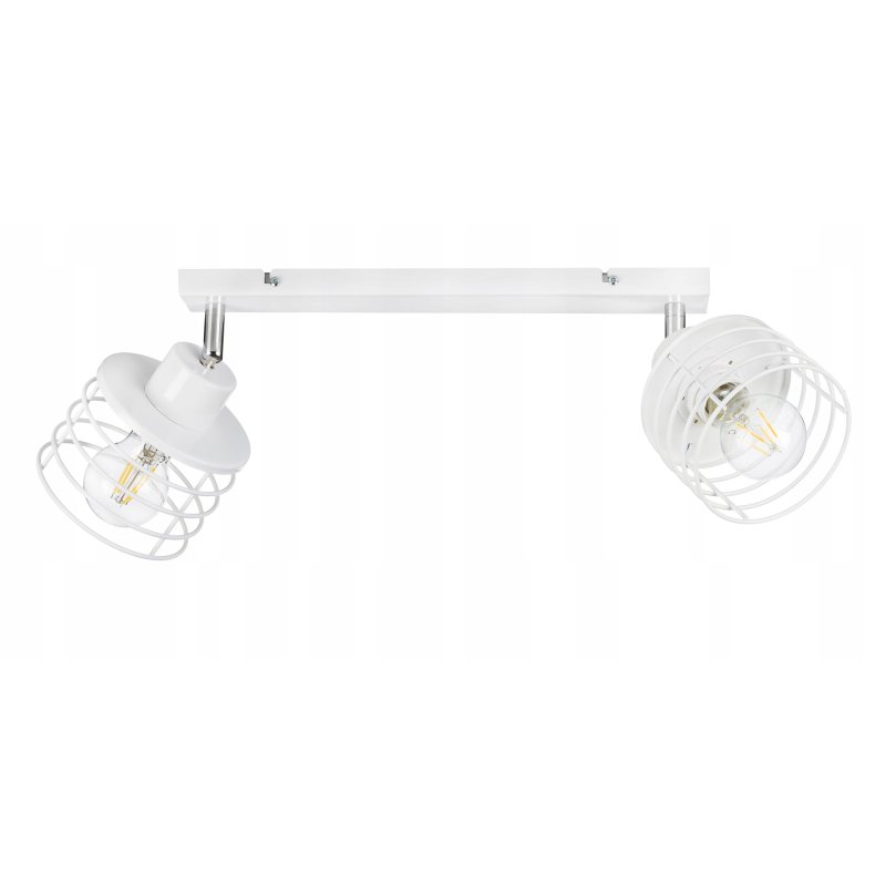 LAMPA plafon żyrandol regulowany loft E27 sprężyna