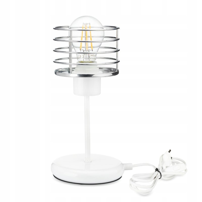 Lampka nocna Lampa stołowa loft na led E27 Drut