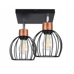 LAMPA sufit PLAFON ŻYRANDOL regulowany loft KULA 2