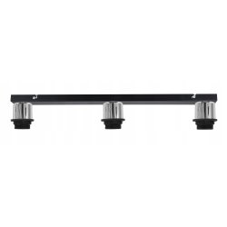 LAMPA plafon SUFITOWA ŻYRANDOL stały loft CHROM 3