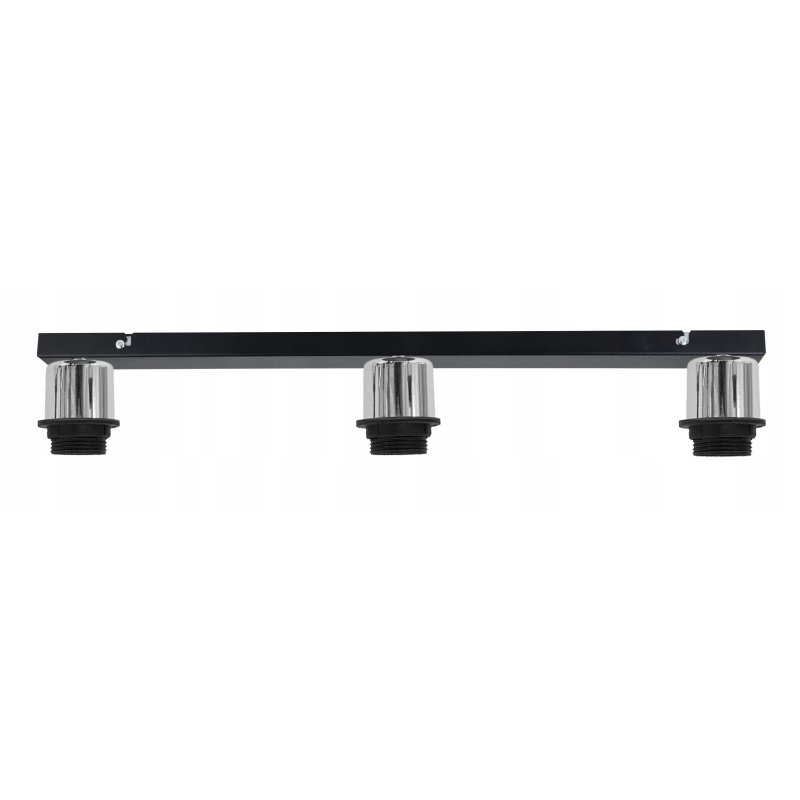 LAMPA plafon SUFITOWA ŻYRANDOL stały loft CHROM 3
