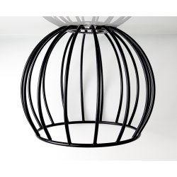LAMPA plafon SUFITOWA ŻYRANDOL stały loft CHROM 3