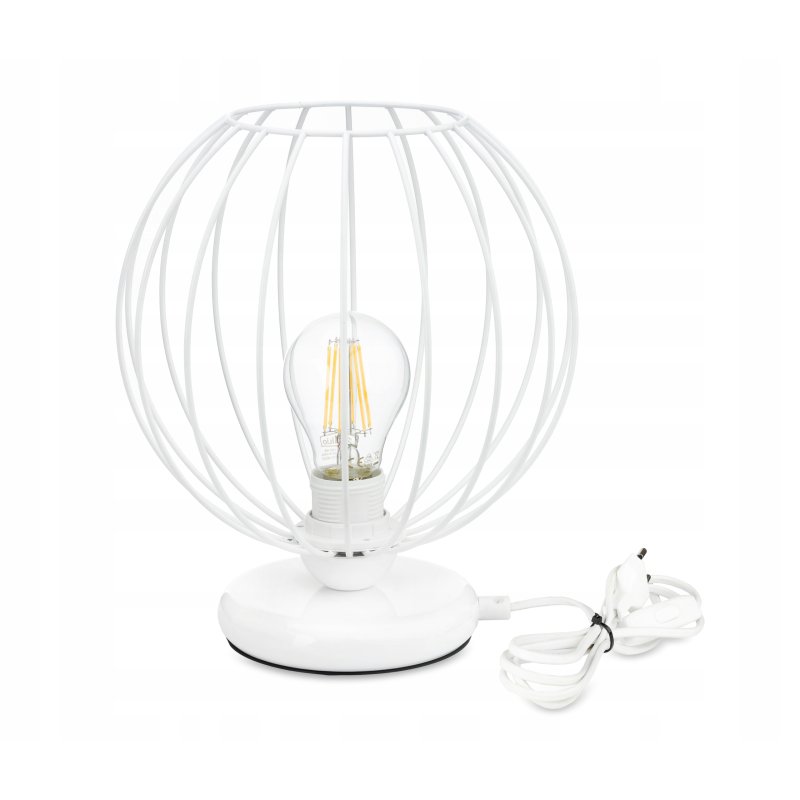 Lampka nocna Lampa stołowa loft Drut XL na led E27