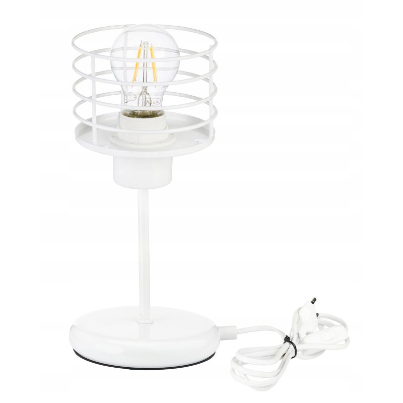 Lampka nocna Lampa stołowa loft na led E27 Drut