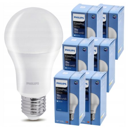 6 x Żarówka LED E27 A60...