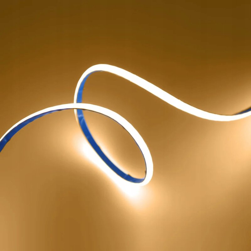 Taśma LED 12VCOB WĄSKA 3mm 384diod/m 7W/m neon linia biały ciepły 1mb