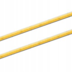 Taśma LED COB WĄSKA 5mm 12V 10W 384diod/m neon linia ŚWIATŁA kolor ŻÓŁTY 1m