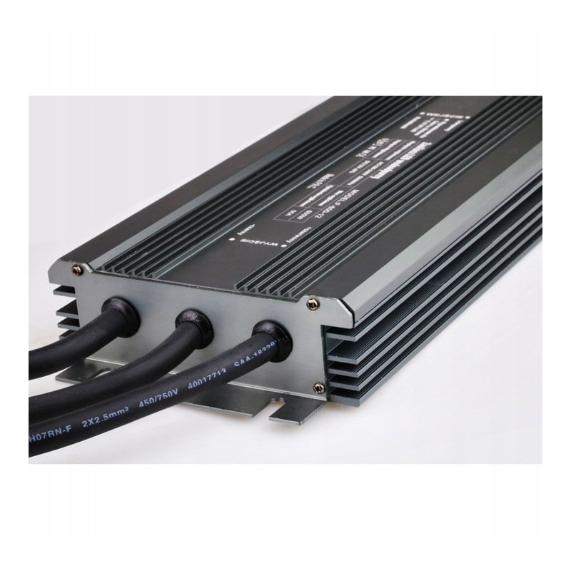 ZASILACZ HERMETYCZNY PROFESJONALNY 12V 600W 50A wodoodporny taśm LED IP67