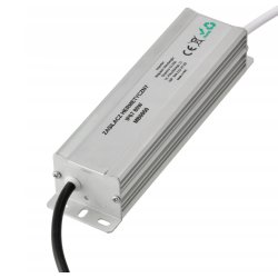 Zasilacz 24V 80W 3,3A wodoodporny do taśm LED IP67 hermetyczny metal