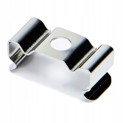 PROFIL aluminiowy NAWIERZCHNIOWY czarny + KLOSZ CIEMNY zaślepki 2m do led