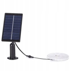 ZESTAW Taśma SOLARNA LED RGB 3mb 30W kolorowa IP65 hermetyczna z pilotem