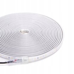 ZESTAW Taśma SOLARNA LED barwa ZIMNA 10mb 100W IP65 hermetyczna z pilotem