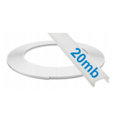 Klosz PCV PMMA do profili ALUMINIOWYCH LED typ A, B, C mleczny rolka 20mb