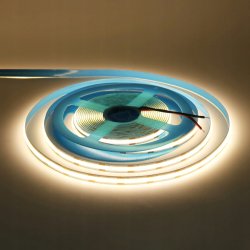 Taśma LED COB DEKORACYJNA 24V 5W 320 diod na metr Neon biały Ciepły 1m