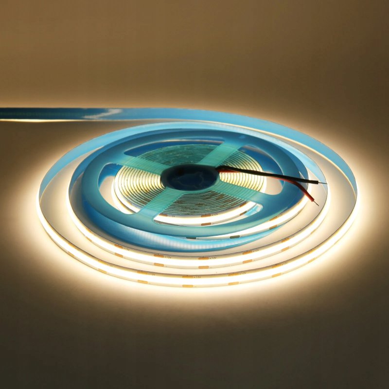 Taśma LED COB DEKORACYJNA 24V 5W 320 diod na metr Neon biały Ciepły 1m