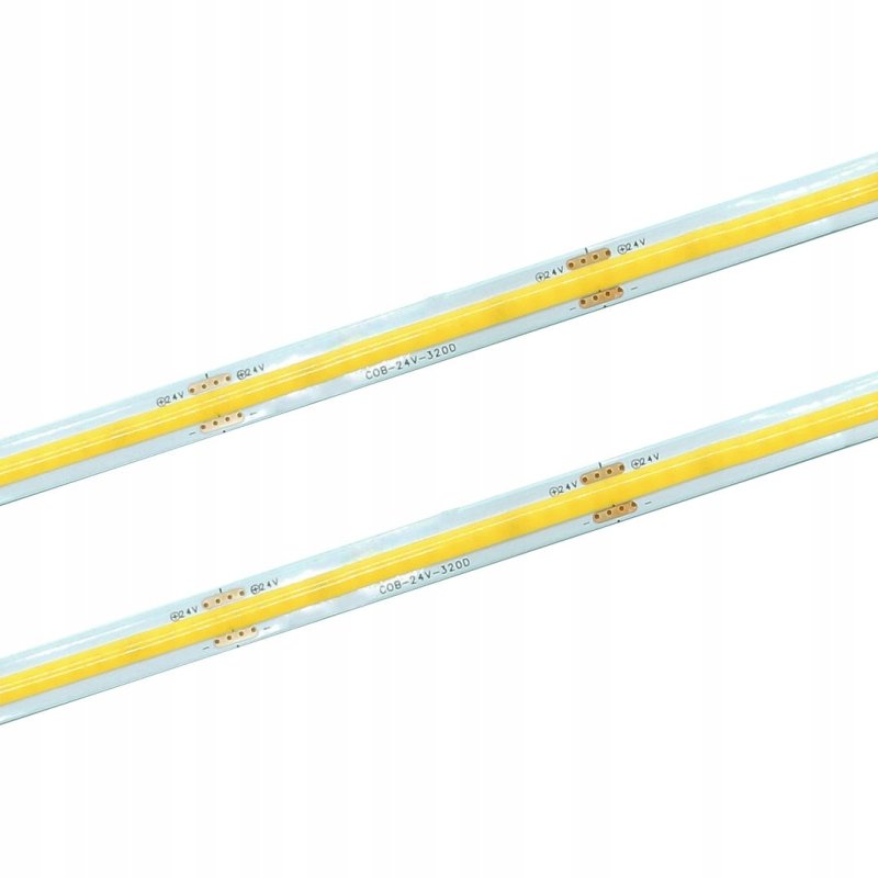 Taśma LED COB DEKORACYJNA 24V 5W 320 diod na metr Neon biały Neutralny 1m