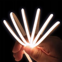 Taśma LED COB DEKORACYJNA 24V 5W 320 diod na metr Neon biały Neutralny 1m