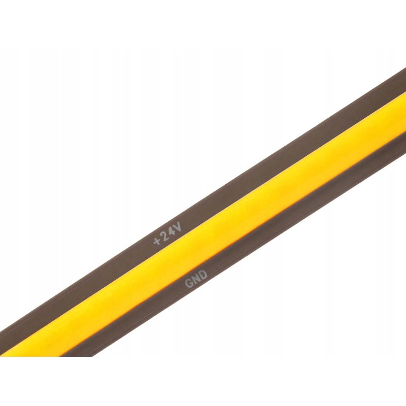 Taśma LED COB 24V 9W 8mm 480d/mb Neon CIEPŁY 1m FREE CUT cięta co 1mm