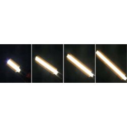 Taśma LED COB 24V 9W 8mm 480d/mb Neon CIEPŁY 1m FREE CUT cięta co 1mm
